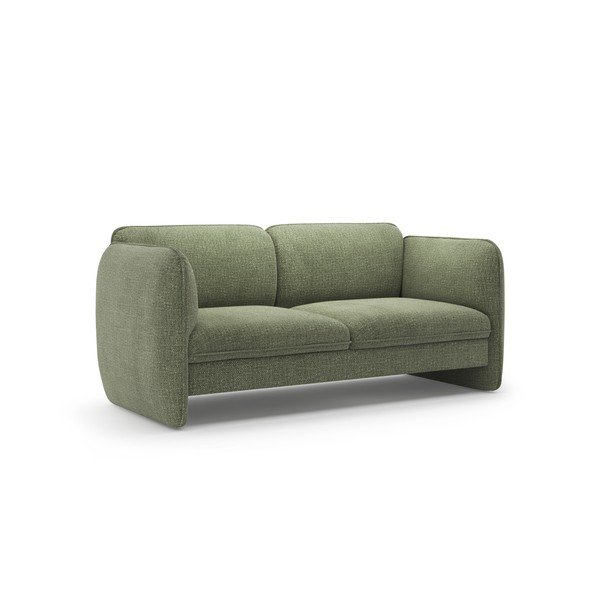 Žalios spalvos sofa iš šenilinio audinio 168 cm Georgia – Micadoni -image-2
