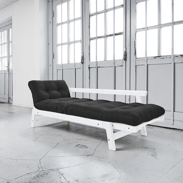 Sofa lova "Karup Step" balta/tamsiai balta-image-2