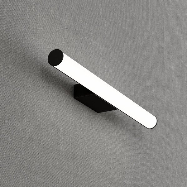 Juodos spalvos sieninis šviestuvas SULION Caspio, ilgis 60 cm-image-1