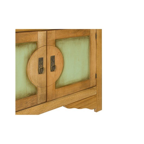 Žaliai ruda komoda "Evergreen House Credenza-image-1