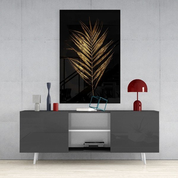 Paveikslas ant stiklo Insigne Palm Leaf-image-1