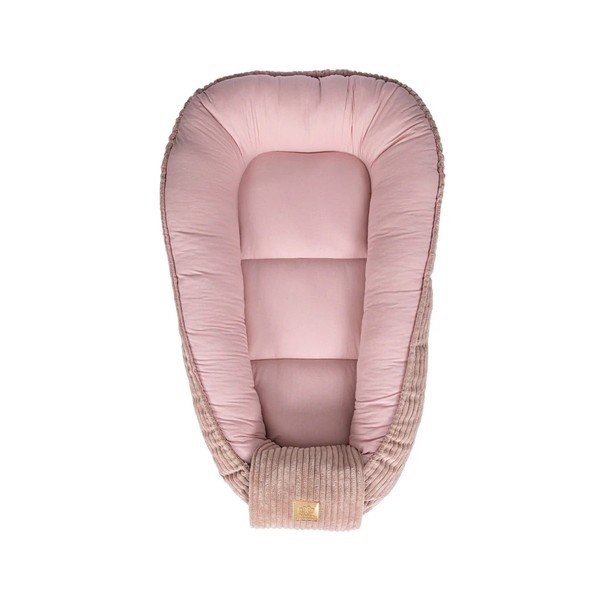 Rožinės spalvos vaikiškas lopšys 55x83 cm – Meowbaby-image-1