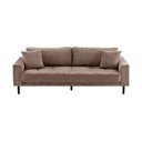 Rudos spalvos sofa iš kordinio velveto 210 cm Lido – House Nordic