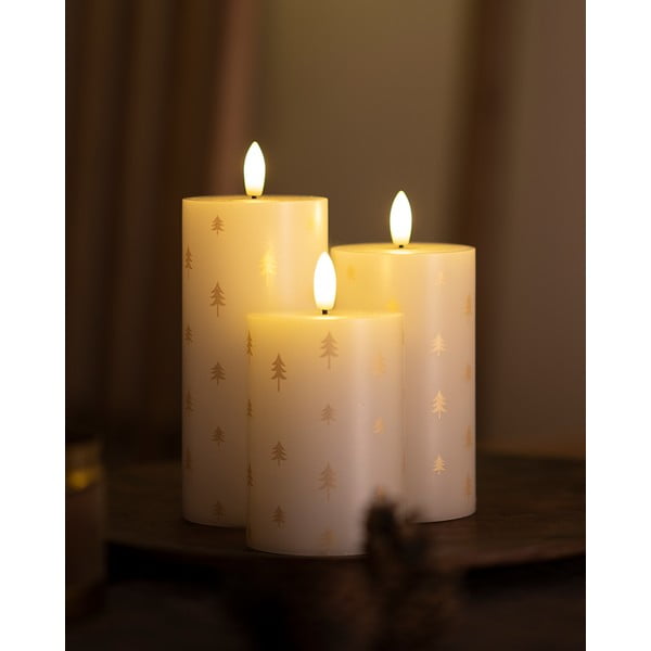 LED žvakės 3 vnt. (aukštis 15 cm) Sille – Sirius-image-1