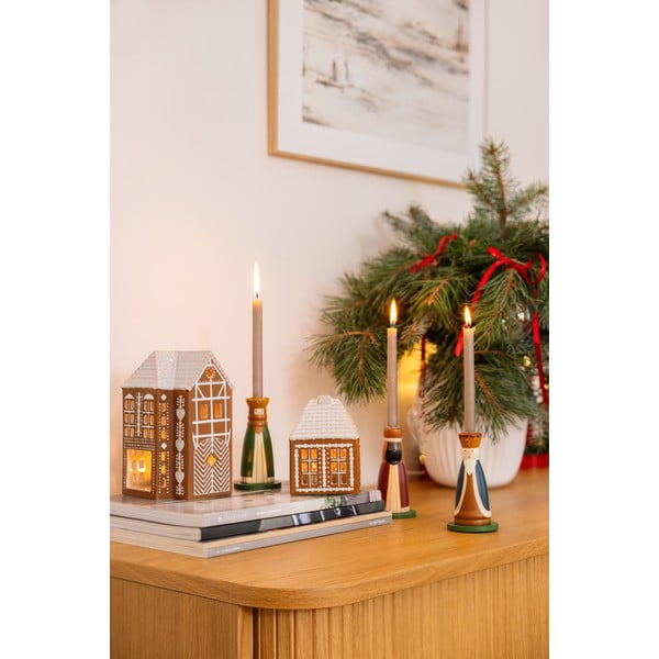 Iš medžio žvakidės 3 vnt. su Kalėdų motyvu Betiel – Bloomingville-image-2