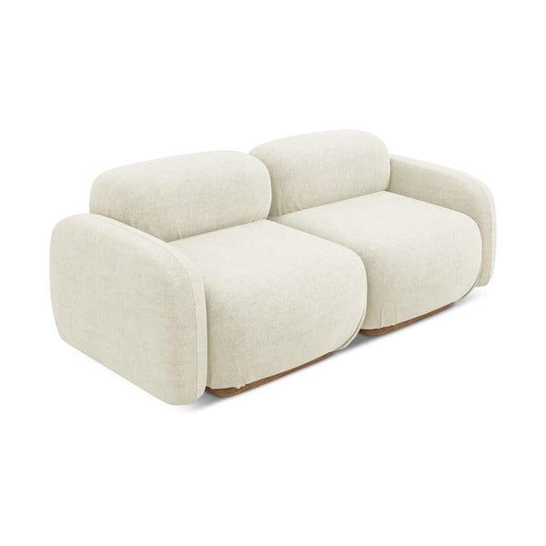 Kreminės spalvos iš boucle sofa 190 cm Ailani – Makamii-image-2