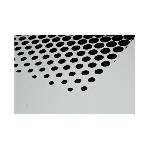 Minimalistiniai pagalvėlių užvalkalai Juodi taškai mikropluošto staltiesė, 45 x 145 cm-image-1
