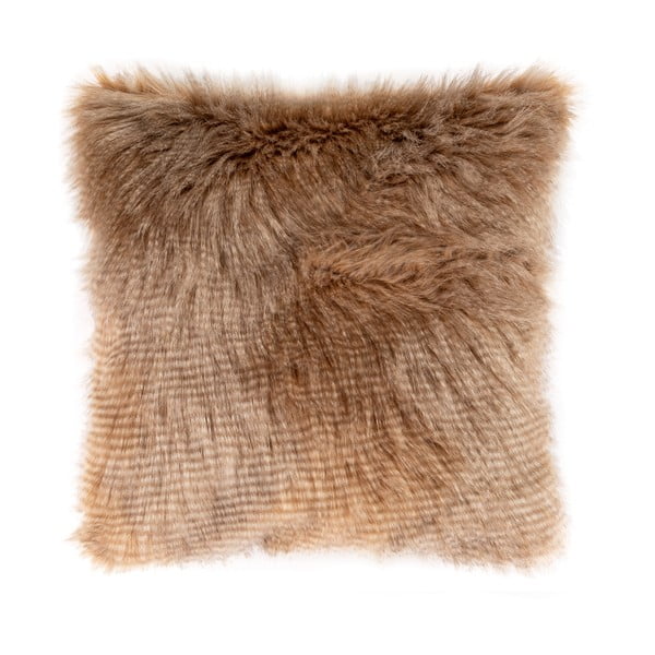 Rudas dirbtinio kailio pagalvės užvalkalas Tiseco Home Studio, 45 x 45 cm