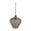 Bronzinės spalvos iš metalo kabantis šviestuvas ø 36 cm Alvaro – Light & Living