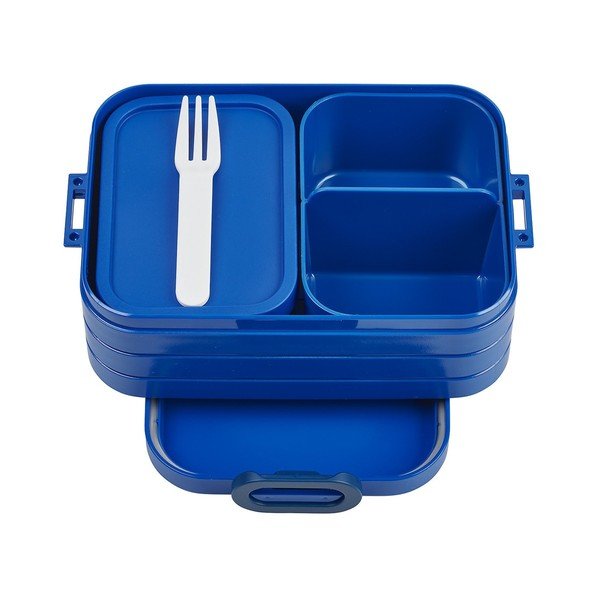 Pietų dėžutė 3x dėžės/šakutė Vivid blue – Mepal