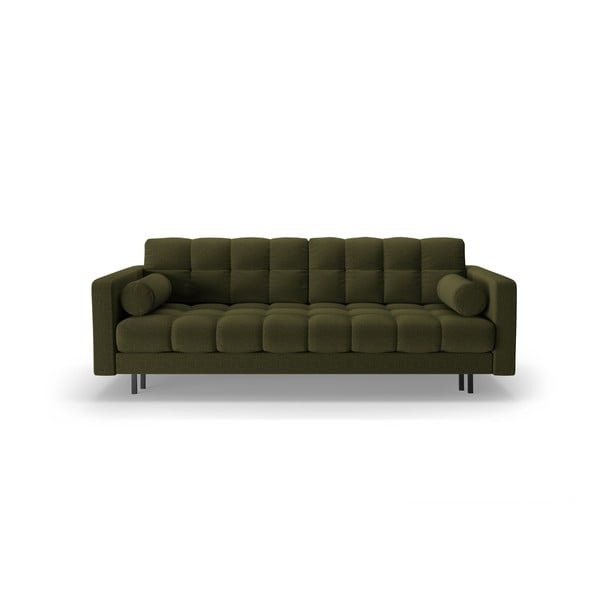 Žalios spalvos sulankstoma/su sandėliavimo vieta sofa 222 cm Bali – Cosmopolitan Design