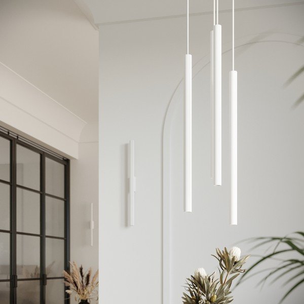 Baltos spalvos iš metalo kabantis šviestuvas ø 25 cm Fideus – Sollux-image-2