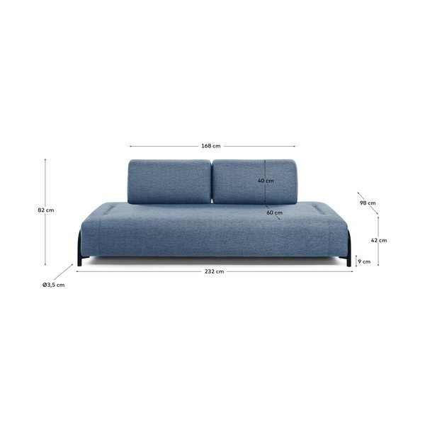 Mėlyna sofa Kave Home Compo-image-3