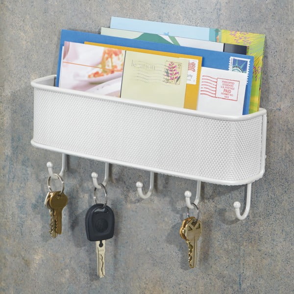 Sienoje tvirtinama metalinė raktų kabykla Twillo - iDesign-image-1