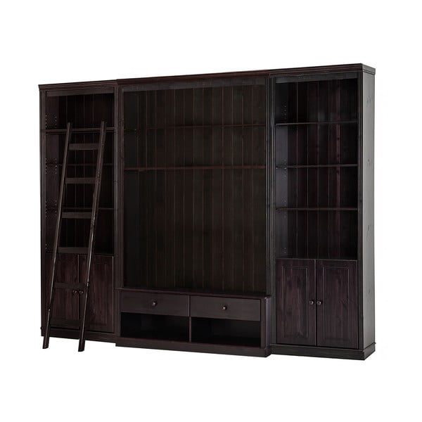 Iš pušies masyvo TV spintelių komplektas rudos spalvos 288x223 cm Anita – Støraa-image-2