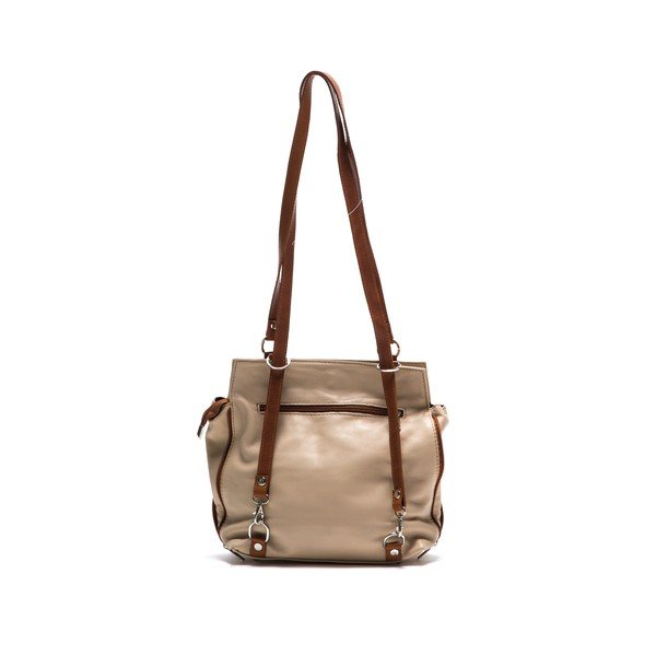 Odinė rankinė Anna Luchini 2139 Beige-image-2