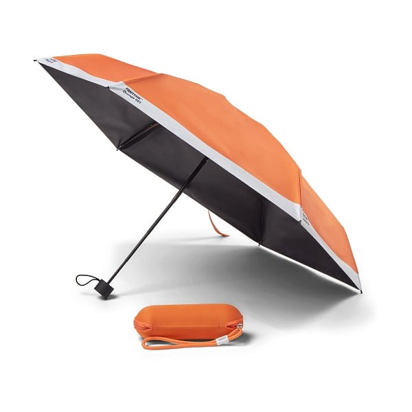 Oranžinis sulankstomas skėtis Pantone