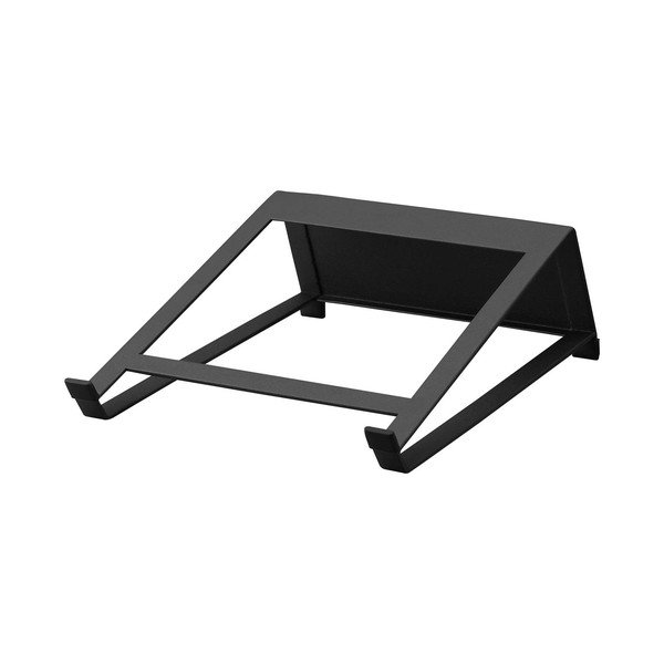 Juodos spalvos iš metalo nešiojamojo kompiuterio stovas Tower – YAMAZAKI