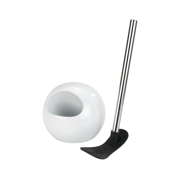 Baltas keraminis tualeto šepetys Wenko Rimless-image-1