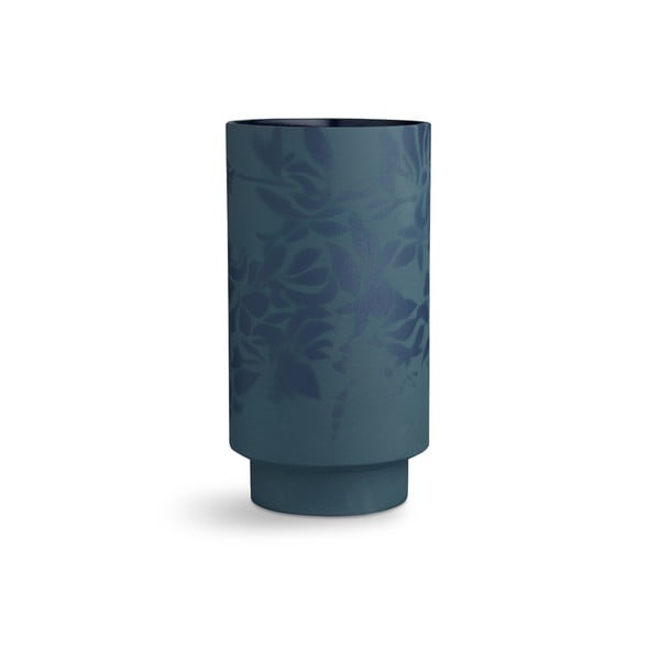 Tamsiai mėlyna akmens masės vaza "Kähler Design Kabell", aukštis 26,5 cm
