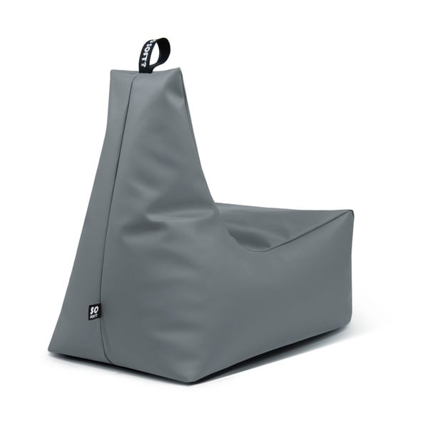 Tamsiai mėlynos spalvos iš dirbtinės odos vaikiškas sėdmaišis Icy M – So Soft?-image-3