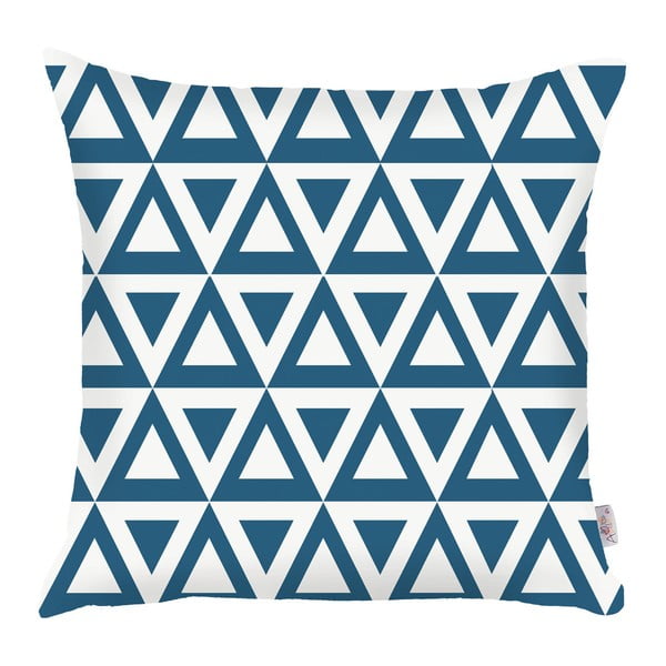 Mėlynas pagalvės užvalkalas Mike & Co. NEW YORK Triangle, 43 x 43 cm