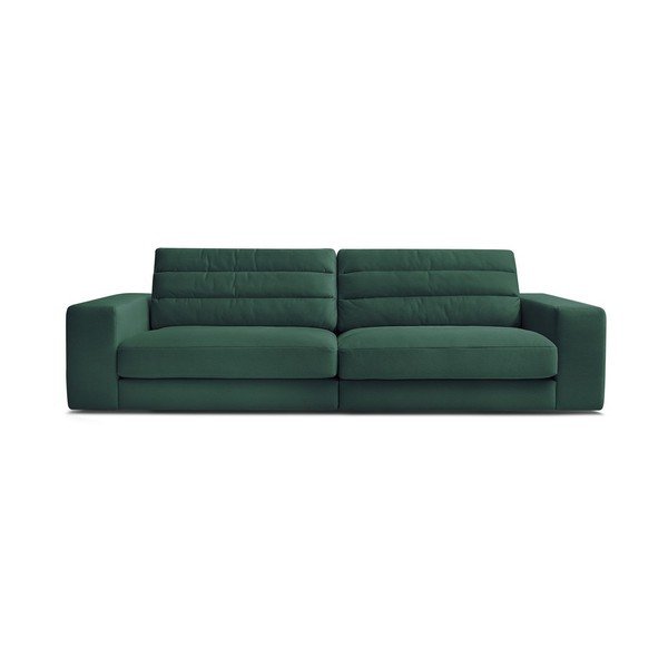 Žalios spalvos sofa iš velveto 276 cm Sierra – Bobochic Paris