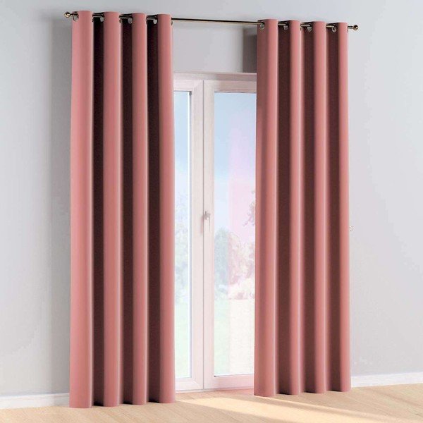 Rožinės užuolaidos 260x130 cm Posh Velvet - Yellow Tipi-image-3