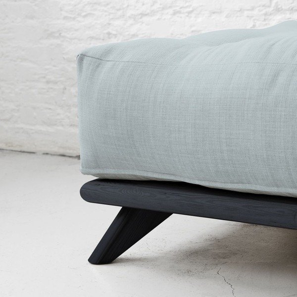Sofa "Senza" juoda/skydrai mėlyna-image-4