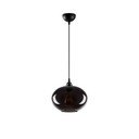 Kabantis šviestuvas ø 27 cm su stiklo gaubtu Smoked – Opviq lights
