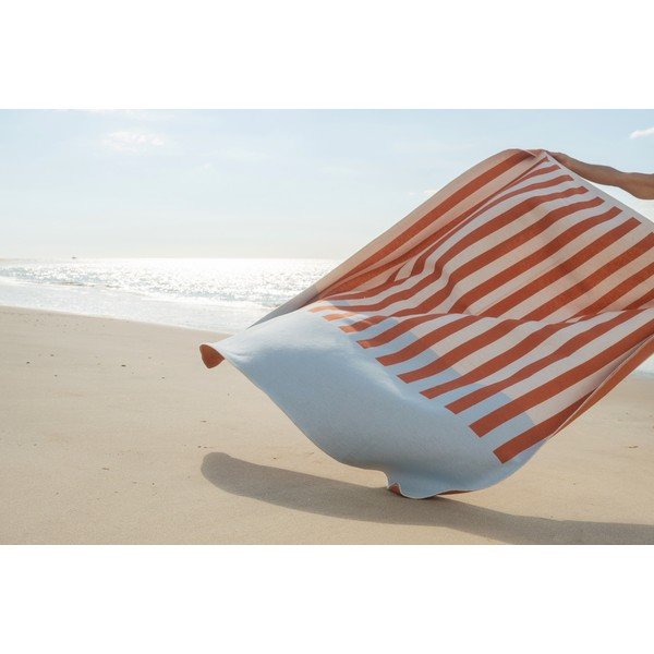 Oranžinės spalvos antklodė ir pledas 160x200 cm Onu – noo.ma-image-4