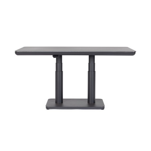 Iš aliuminio sodo valgomojo stalas 80x140 cm Miguel – Bizzotto-image-3