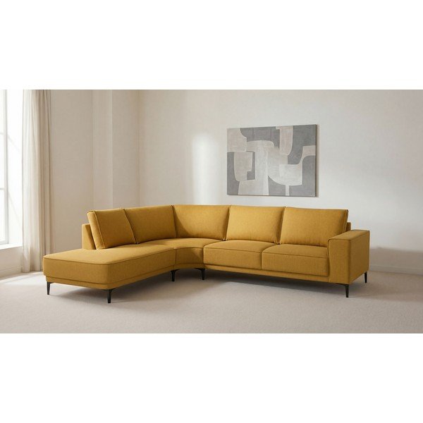 Kampinė sofa garstyčių spalvos (su kairiuoju kampu) Copenhagen – Scandic-image-4