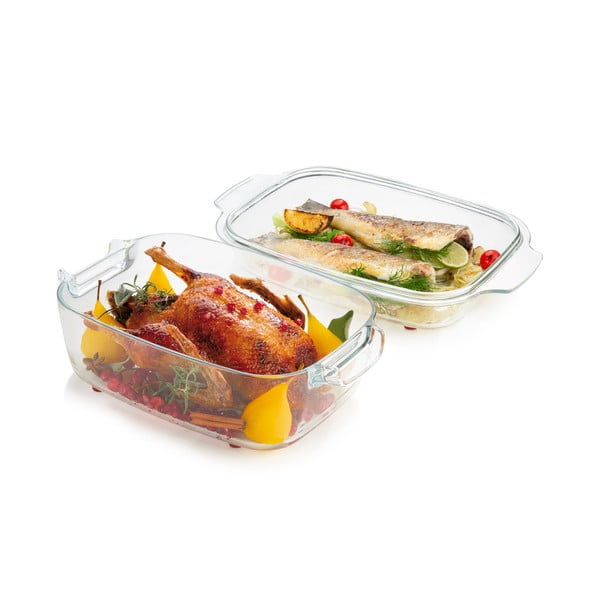 Stiklinis kepimo indas 26x40 cm GrandChef - Tescoma-image-1