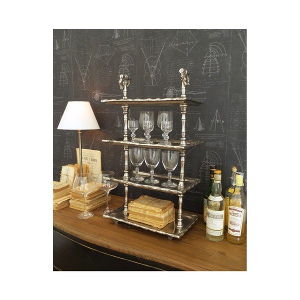 Orchidea Milano Etagere Senojo metalo keturių pakopų etažas