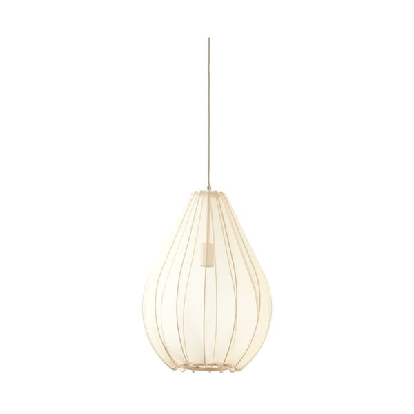 Kabantis šviestuvas smėlio spalvos ø 38 cm su tekstiliniu gaubtu Itela – Light & Living-image-4
