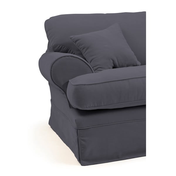 Antracito pilkos spalvos trijų vietų sofa "Max Winzer Hermine-image-2