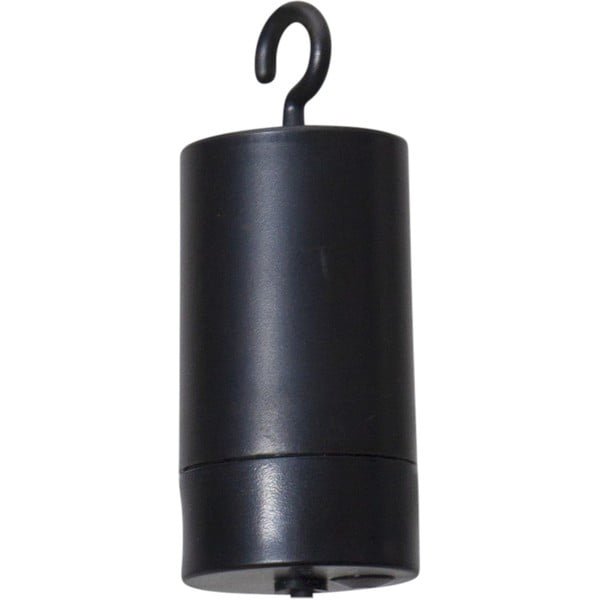 Juoda lauko LED šviesos dekoracija Star Trading Stiklo kamuolys, ilgis 1 m-image-2