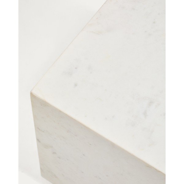 Iš marmuro šoninis stalas 40x40 cm Sorein – Kave Home-image-4