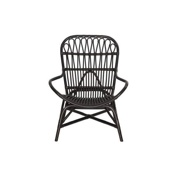 Juodo sodo kėdė iš ratano Bonami Essentials Sara-image-1