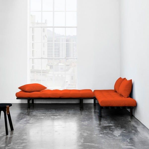 Sofa "Karup Pace Black/Orange-image-4