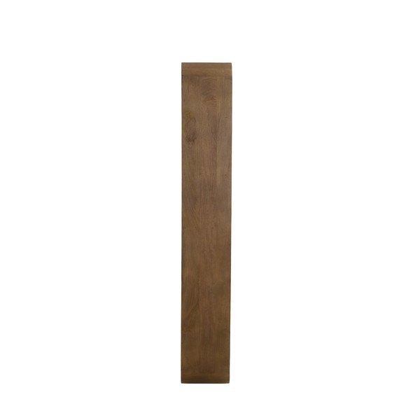 Tamsios natūralios spalvos iš mango masyvo pastatoma lentyna 100x200x30 cm Labare – Light & Living-image-3