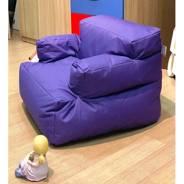 Vaikiškas sodo sėdmaišis su taburete Mini Relax – Floriane Garden-image-1