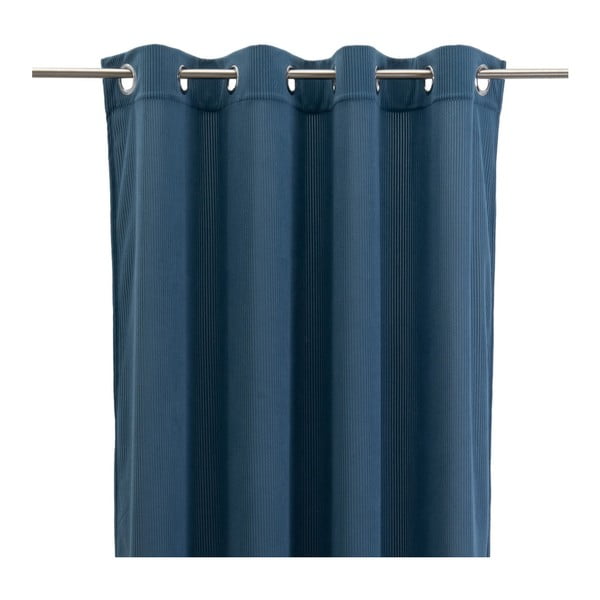 Mėlynos spalvos iš kordinio velveto užuolaida 140x260 cm Merely – Casa Selección