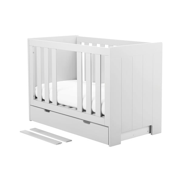 Balta vaikiška lova Pinio Calmo, 120 x 60 cm-image-3