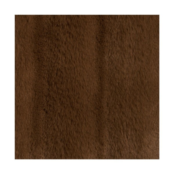 Rudos spalvos iš dirbtinio kailio antklodė ir pledas 130x180 cm Galena – House Nordic-image-2