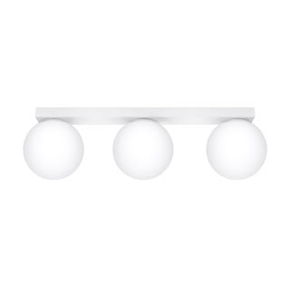 Lubinis šviestuvas baltos spalvos ø 12 cm su stiklo gaubtu Umerta – Nice Lamps