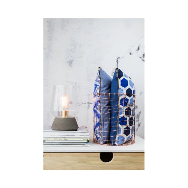 2 pagalvėlių su užpildu rinkinys Karup Deco Cushion Ocean Geometry/Navy, 45 x 25 cm-image-2