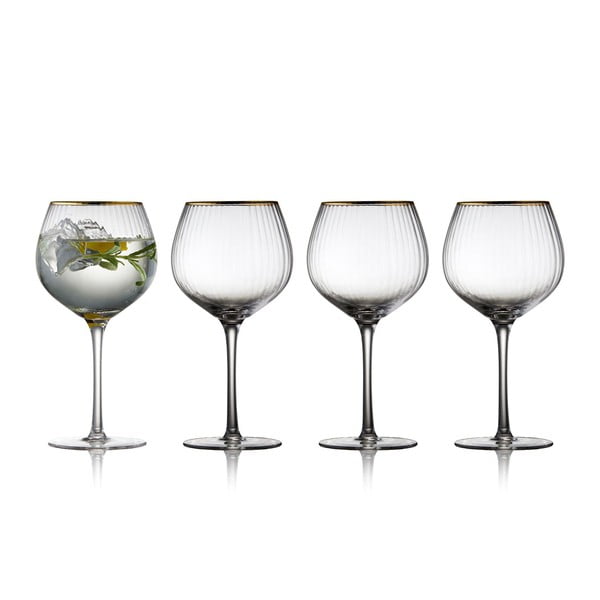 4 gino su toniku stiklinių rinkinys Lyngby Glas Palermo, 650 ml