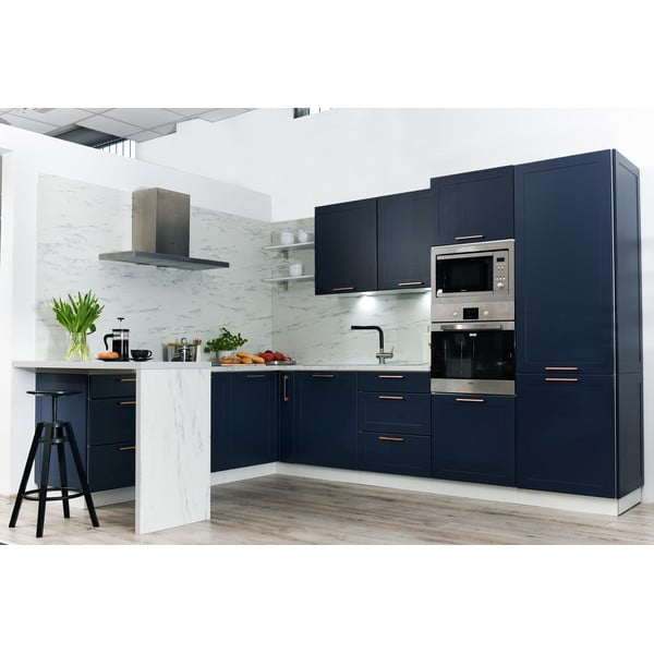 Ilga virtuvės spintelė įmontuojamam šaldytuvui (plotis 60 cm) Kai – STOLKAR-image-1